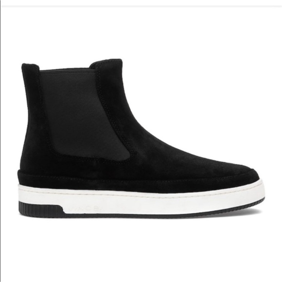 VINCE RHYS GO RAIN WATER REPELLENTHIGH TOP BLACK SUEDE‎ SNEAKER SZ 11 - Picture 4 of 5